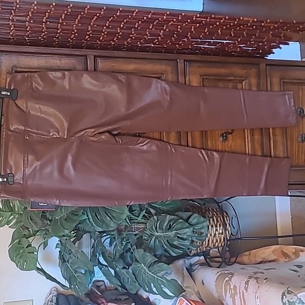 BBJ Los Angeles faux leather pants.. Sz L